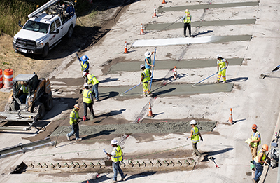 Photo: Construction on I-94 in St. Paul.